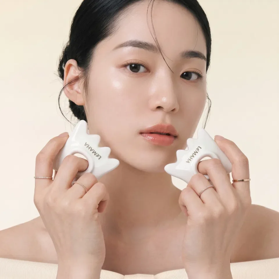 르마하 반지 괄사 팔자주름 경락 리프팅 림프 두피 얼굴 승모근 마사지