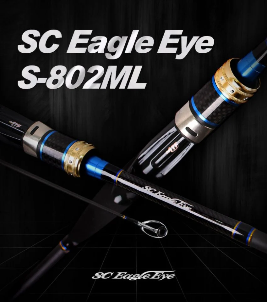 3배강한 SC 이글아이 올라운드 루어 낚시대 S-802ML